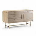 Credenza in legno e melaminico con 4 cassetti dimensioni 120 x 50 x 80cm